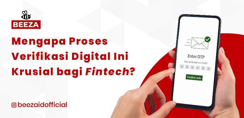 Proses verifikasi digital EKYC di aplikasi fintech